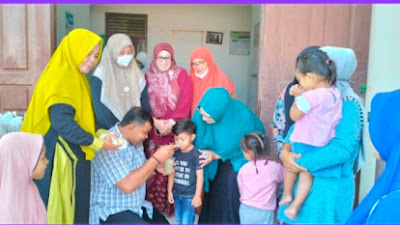 Timsus Stunting Mesjid Raya Gelar Kelas Khusus di Posyandu Tiongkok