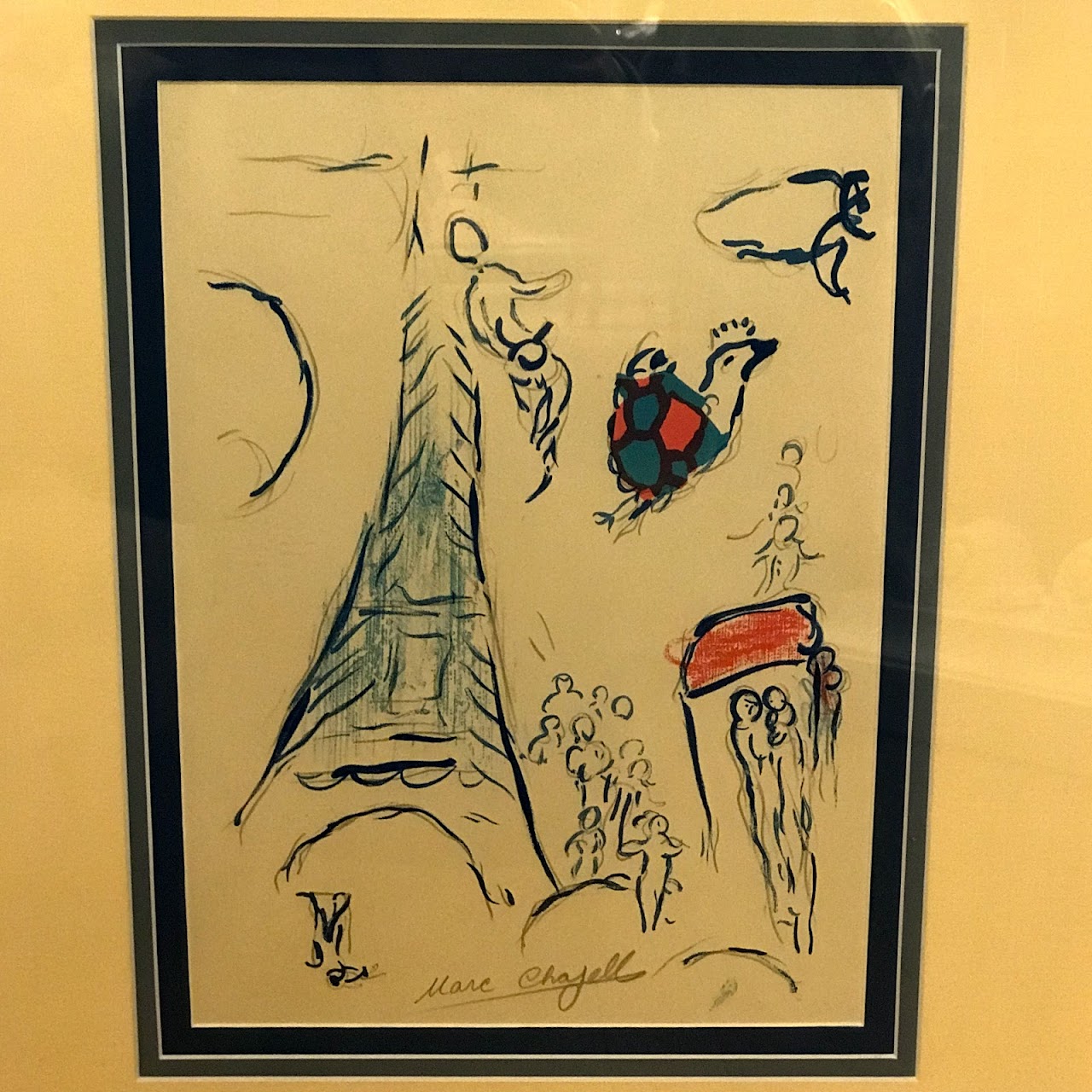 Marc Chagall Signed Lithograph