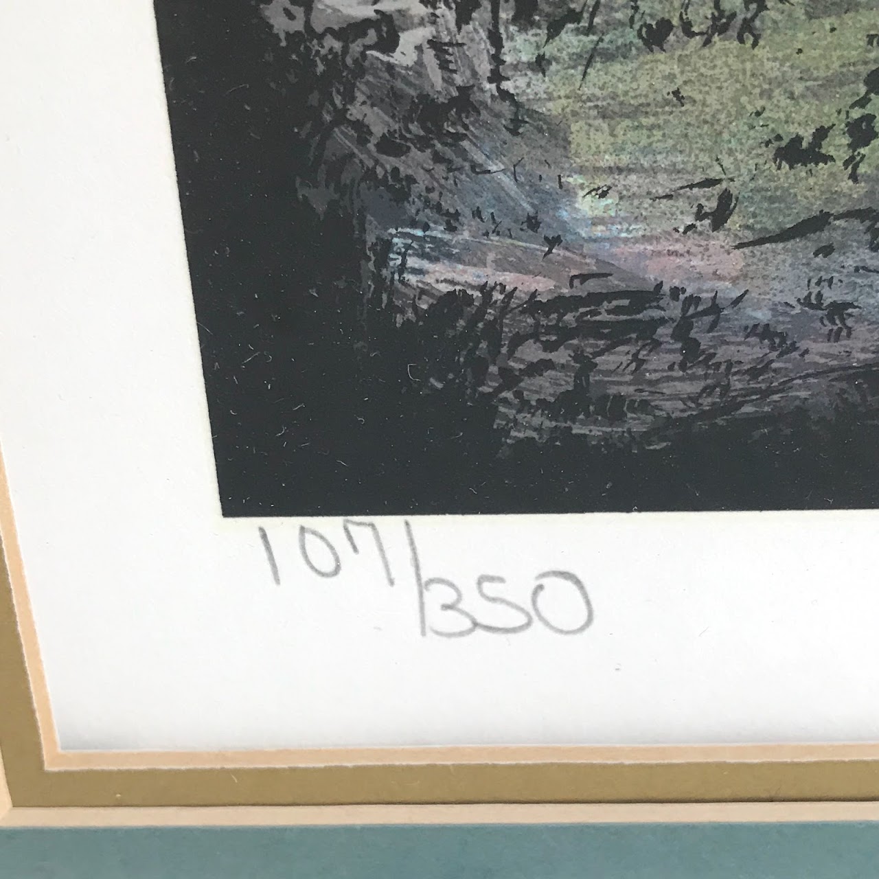 William Tolliver Signed 'Jug Band' Lithograph