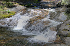 Red Rock falls off of Lewis Creek trail.