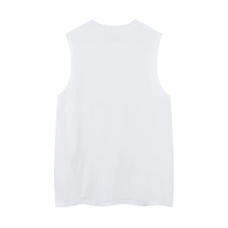 Chaleco holgado de hombre camiseta sin mangas casual de algodón perfecto para verano, cómodo, transpirable y ligero para un estilo relajado.