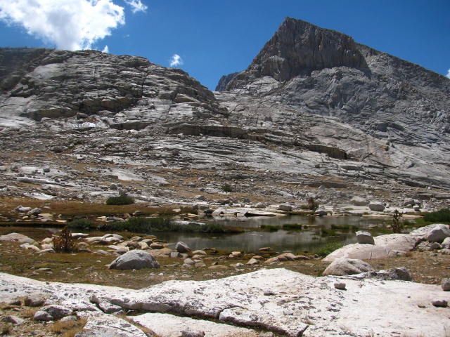 shallow water to the south of our route