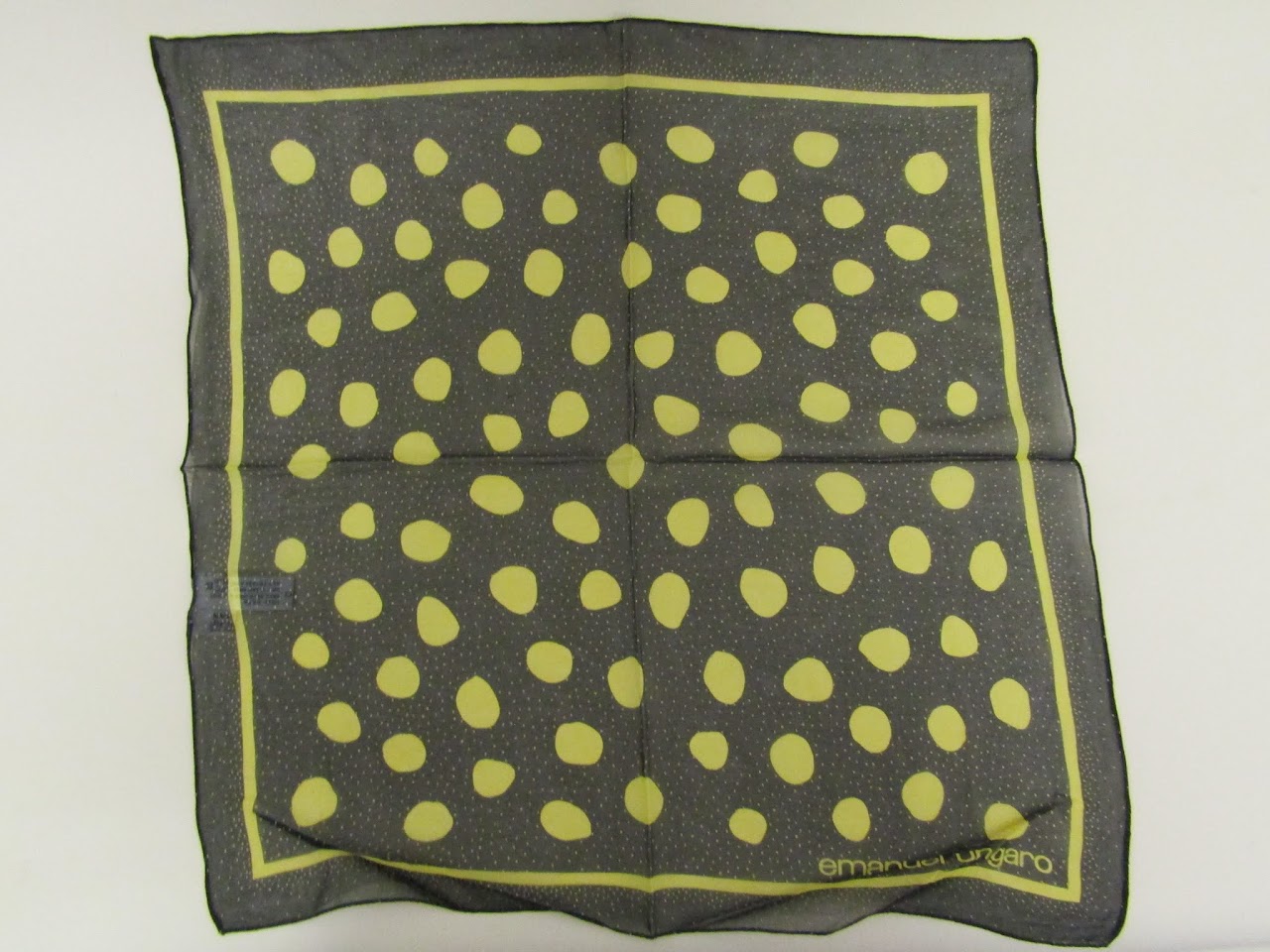 Emanuel Ungaro Polka Dot Scarf Trio