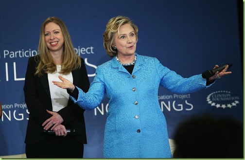 hillary and chelsea