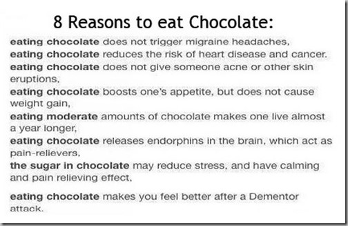 reasons to eat chocolate 8