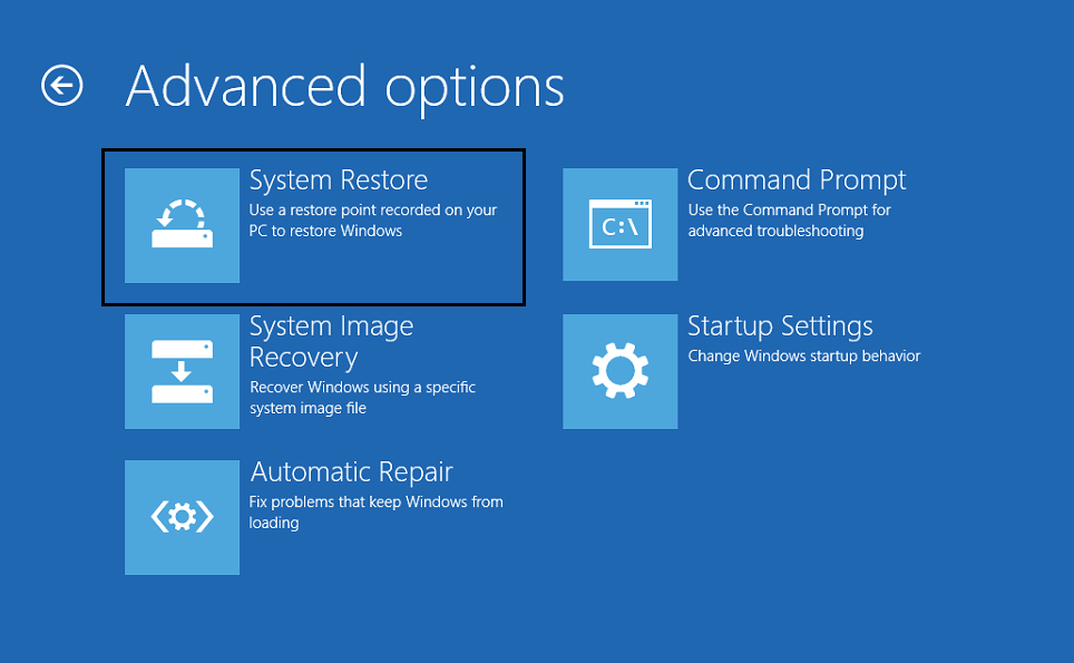 Herstel uw pc om de systeembedreiging te herstellen Exception Not Handled Error