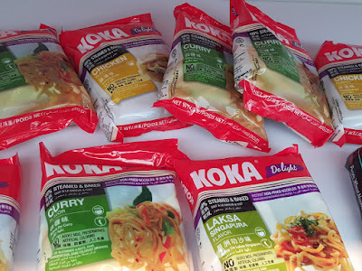 Koka noodles from Tat Hui Foods is positioned as the healthier noodle choice.