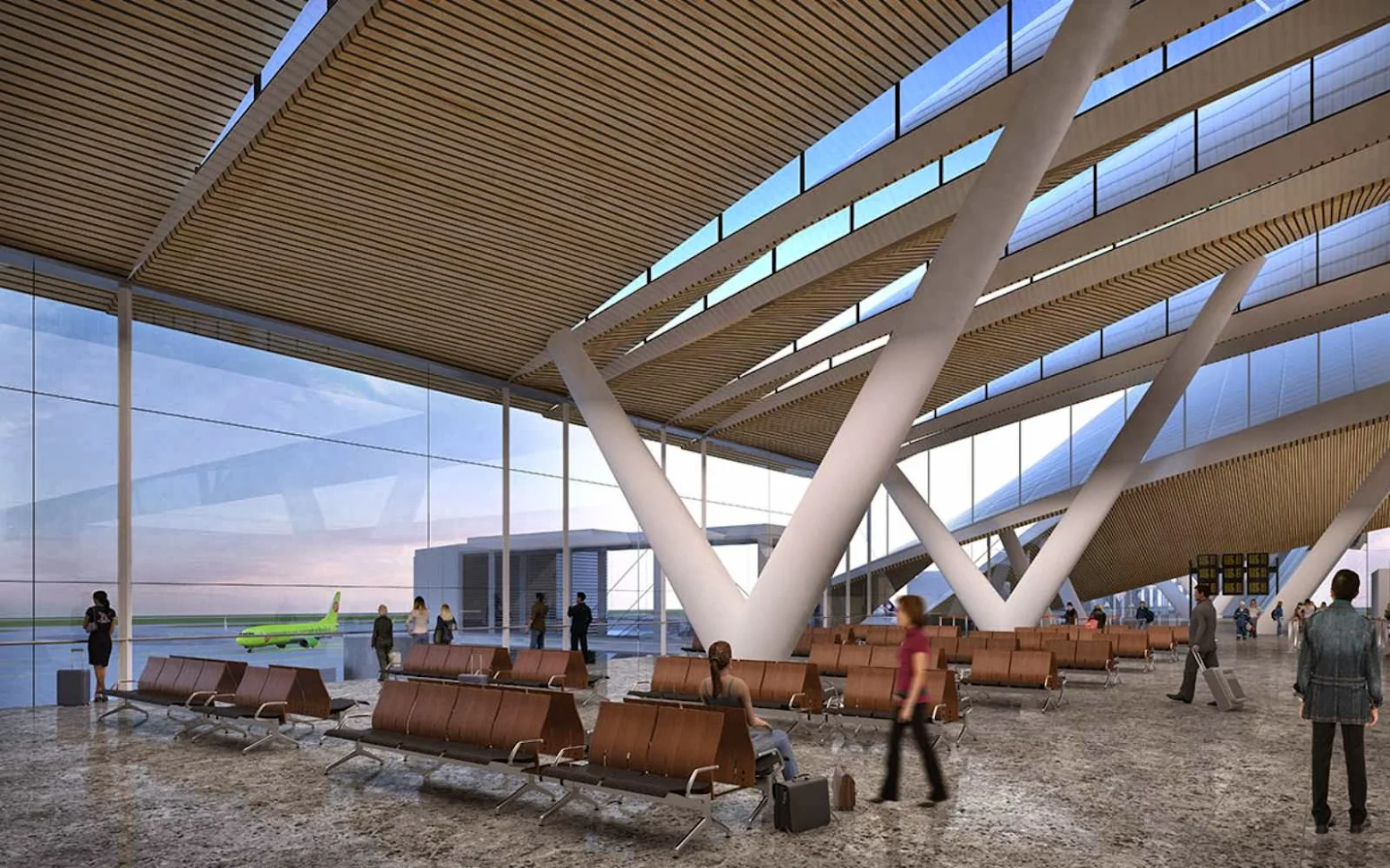 Rostov on Don Airport by Twleve architects