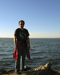 My friend Peter Philip on the Chesapeake Bay, Elk Neck State Park, near North East, Maryland, near the border to Delaware.