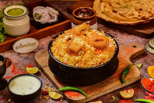 Soya Chaap Biryani With Raita