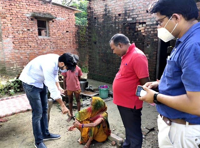 दिव्यांग की मदद के लिए आगे बढ़े डा. जीशान