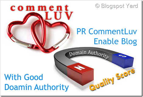 high pr commentluv blog with domain authority