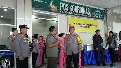 Kapolda Sulut Cek Keamanan Bandara, Pelabuhan serta Fasilitas Umum Lainnya