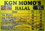 KGN Momos menu 1