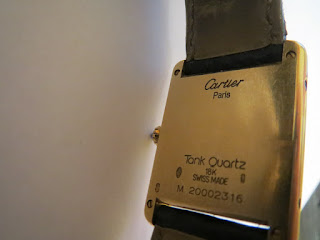 Cartier 18kt 'Tank Quartz' Wristwatch