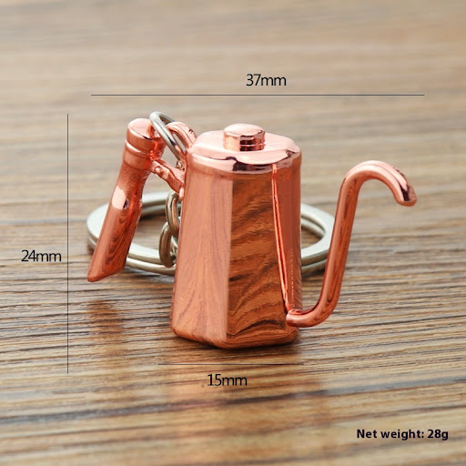 Title 9, 3D Koffie Sleutelhanger Metaal Autosleutelhange...