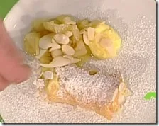 Cannoli con crema e pere allo sciroppo d’acero