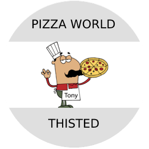 Pizza World Thisted logo