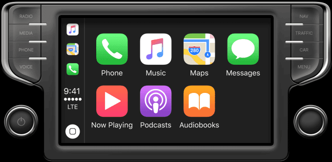 Schermata CarPlay