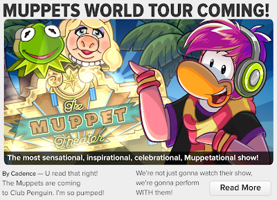 Club Penguin - Muppets World Tour Roundup