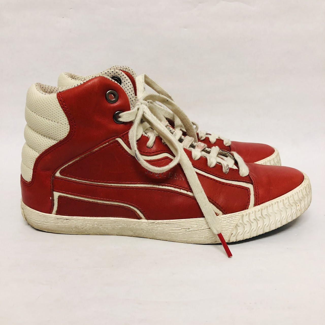 Alexander McQueen X Puma Red High Tops