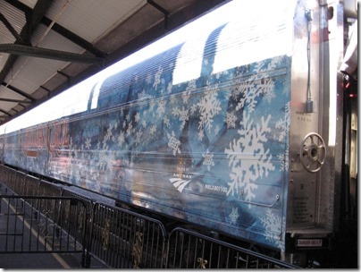 IMG_7628 Christmas Carol Train Car MRLX #801102 at Union Station in Portland, Oregon on July 1, 2009