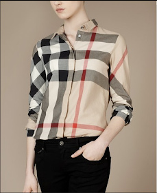 Communing With Fabric: Burberry Inspired Buttondown Shirt - Grainline Archer