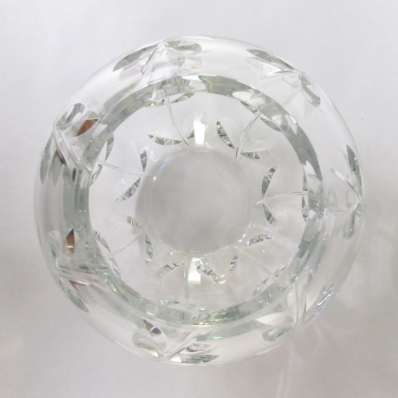 Tiffany & Co. Botanical Crystal Vase