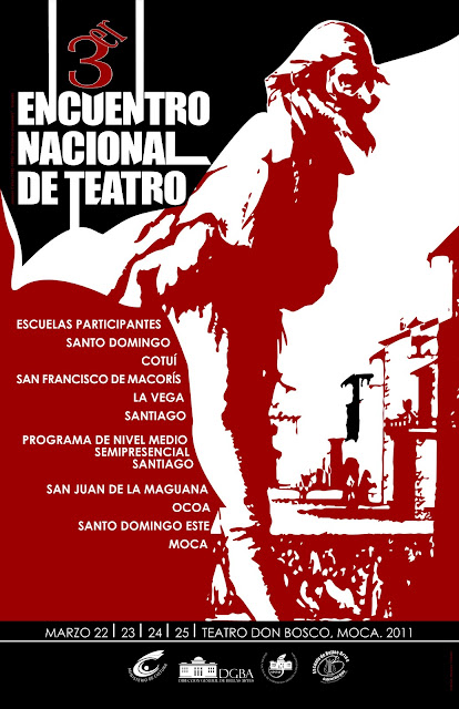 AFICHE del 3er ENCUENTRO Nacional de Teatro