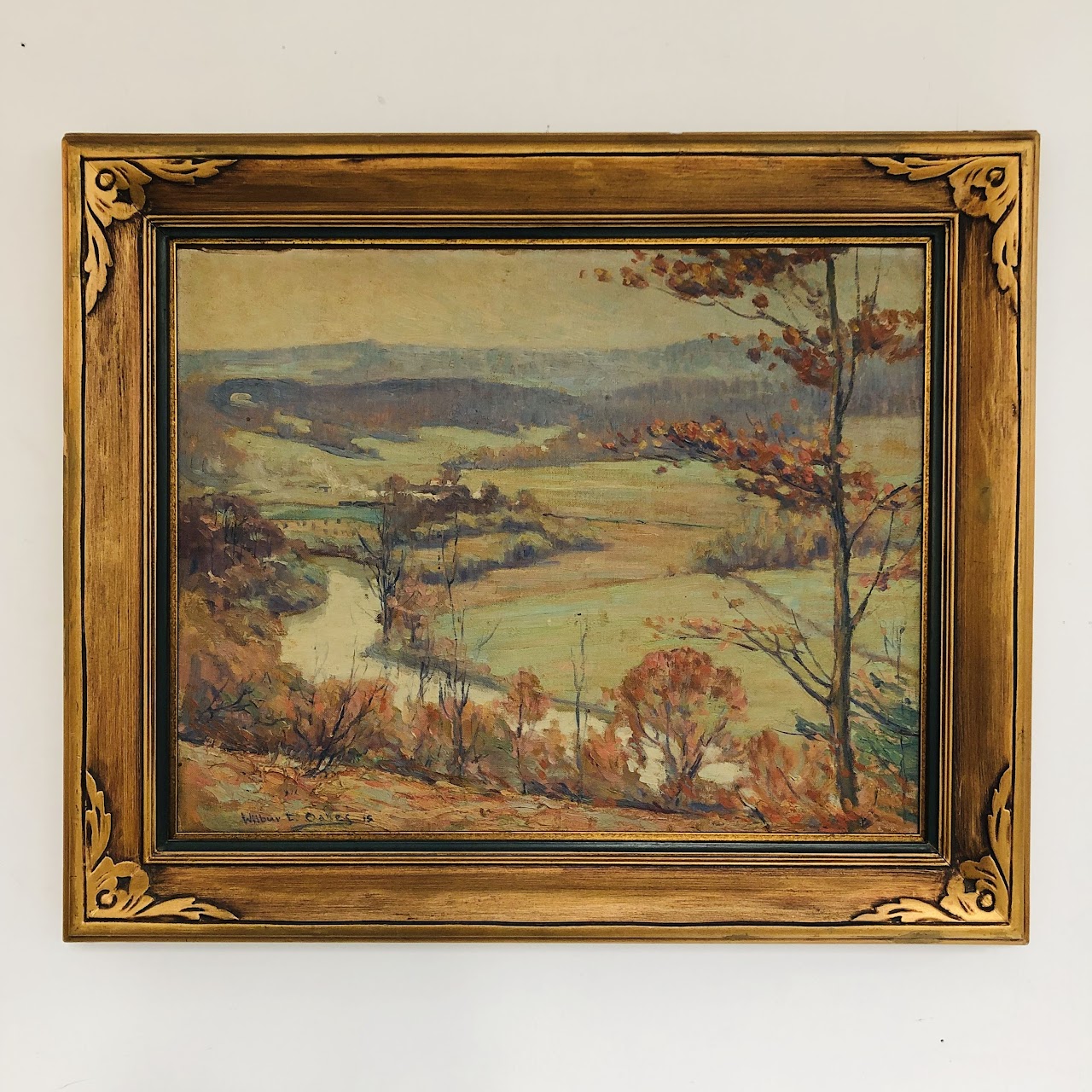 Wilbur L. Oakes Signed Painting