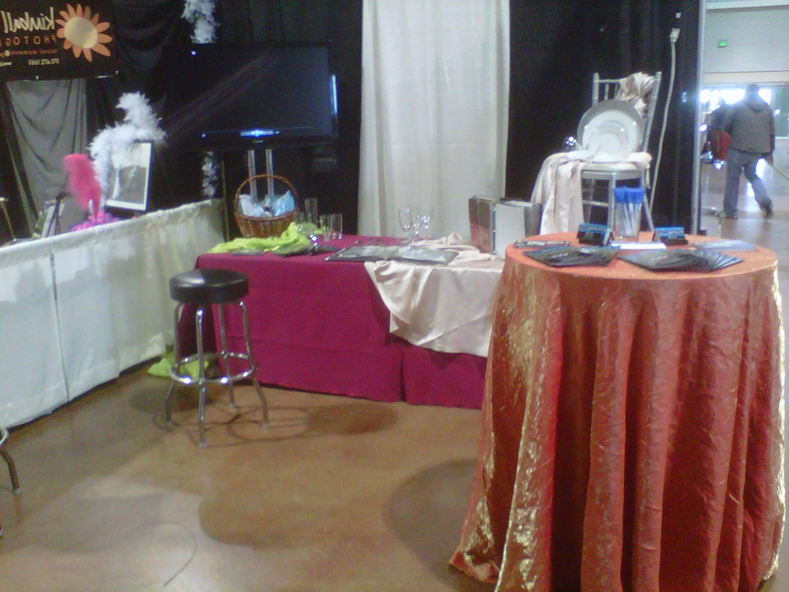 a booth at The Bridal Show