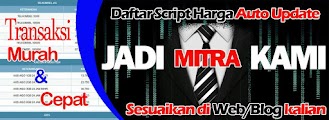 script daftar harga pulsa auto update untuk website pulsa