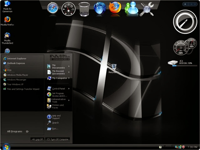 Windows Xp Sp3 Black Lite [ISO] [Booteable] [Español] 2013-06-16_01h06_50