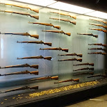 many rifles at War Memorial of Korea in Seoul in Seoul, Seoul Special City, South Korea