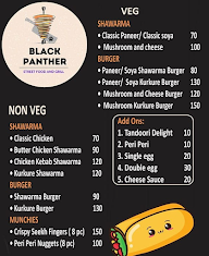 Black Panther -Street Food And Grill menu 1