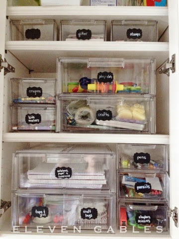 Hidden Appliance Cabinet and Desk Command Center in the Kitchen - Eleven  Gables