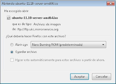 Instalar Linux Ubuntu Server 11.10 x64