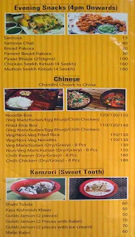 Dilli 6 On Wheels menu 5