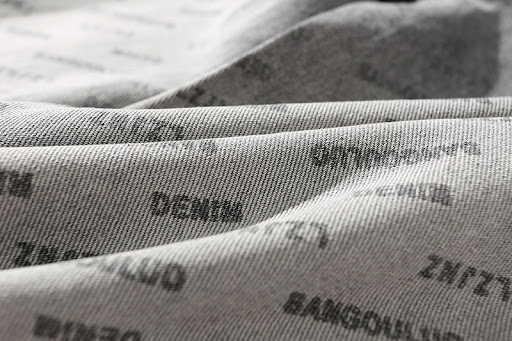 Title 4, Retro Alphabet Full Printed Washed Gradient Str...