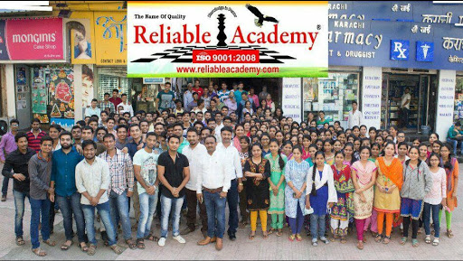 Reliable Academy, Head office Reliable Academy 5 th flr ,Above Vodafone store ,near railway platform no 1 ,opp.railway reservation center,,, Kalyan West, Kalyan, Maharashtra 421301, India, Academy, state MH