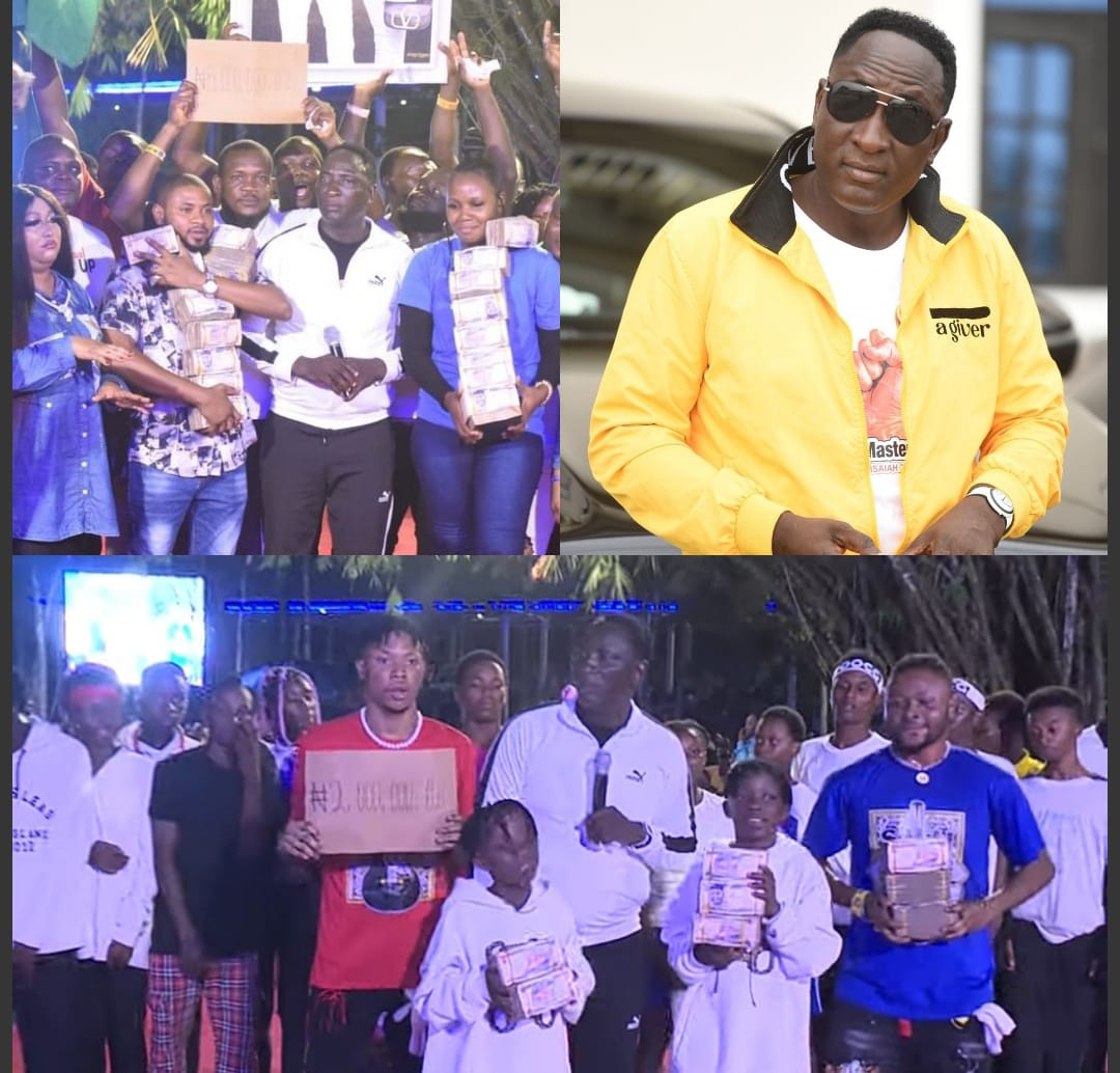 Prophet Jeremiah Fufeyin is my HELPER’ man burst into tears as OWOMOWOMO surprised him with tricycle and five hundred thousand naira cash gift (Watch Video)