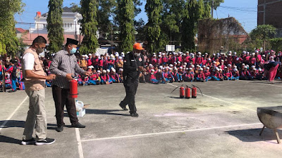 SDN 50 Banda Aceh Lakukan Simulasi Sekolah Aman Bencana