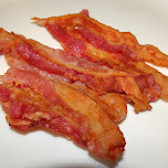 canadian maple flavoured bacon in Toronto, Canada 