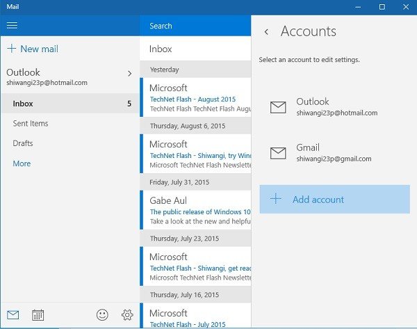 Consejos y trucos de la aplicación de correo de Windows 10