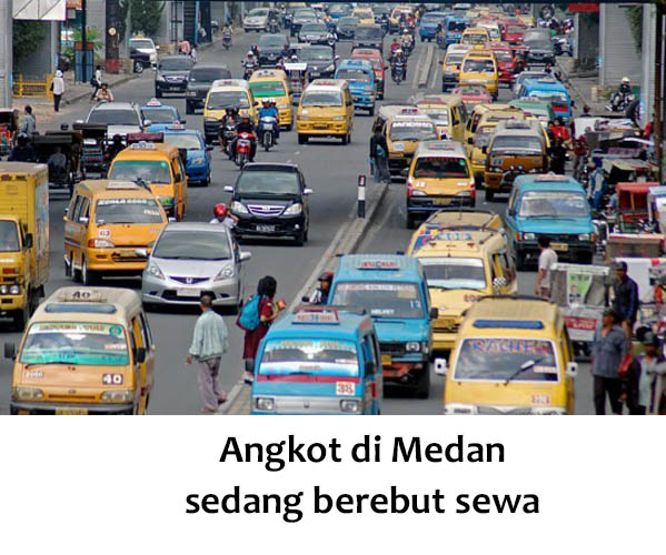 penumpang adalah sewa  Bahasa Medan dan Hal Unik Lainnya Tentang Medan angkot di medan