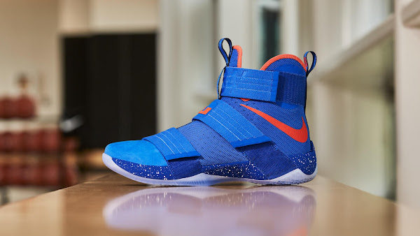 Hardwood Classic Look Adorns LeBron Soldier 10 for Tonights Debut