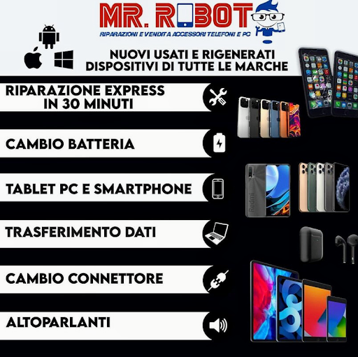 MR ROBOT Centro Riparazione Telefoni Pc e Tablet Torino logo
