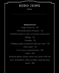 Bodo Ising menu 1