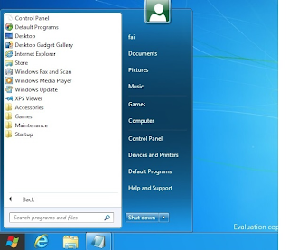 Windows 7 Start Menu