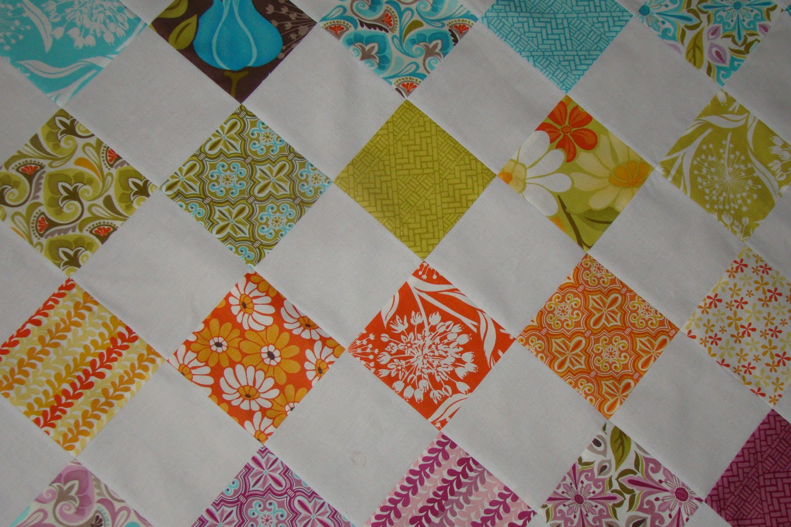 SewCraftyJess: Central Park Quilt Top